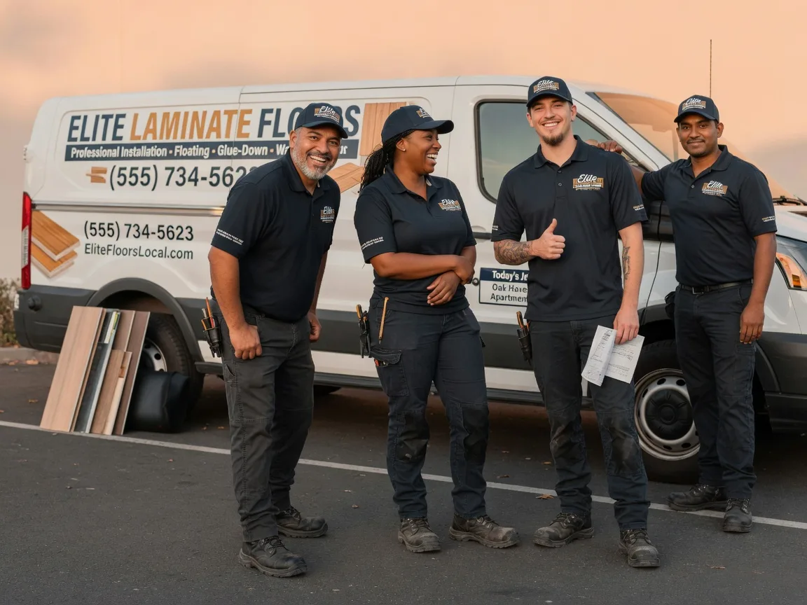 Laminate flooring installation company in Eros, LA
